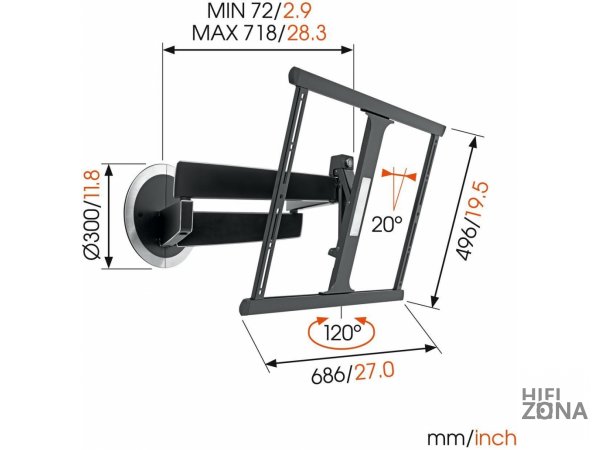 Кронштейн Vogels DesignMount NEXT 7345