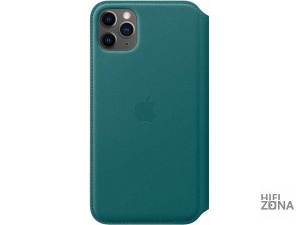 Чехол Apple для iPhone 11 Pro Max Folio, кожа, «зелёный павлин» MY1Q2ZM/A