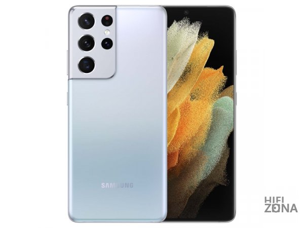 Смартфон Samsung Galaxy S21 Ultra 5G (SM-G998B) 12/512 ГБ RU, Серебряный фантом
