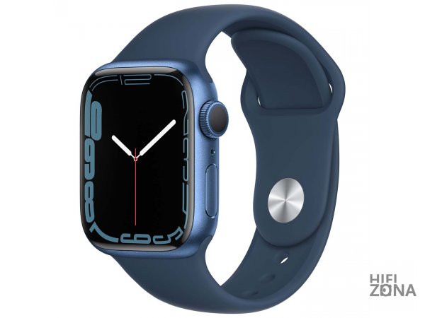 Смарт-часы Apple Watch Series 7 GPS 41mm Blue Al/Abyss Blue Sport MKN13RU/A