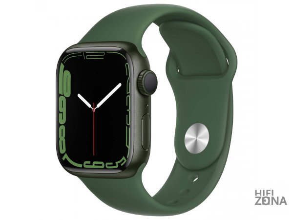 Смарт-часы Apple Watch Series 7 GPS 45mm Green Alum./Clover Sport MKN73RU/A