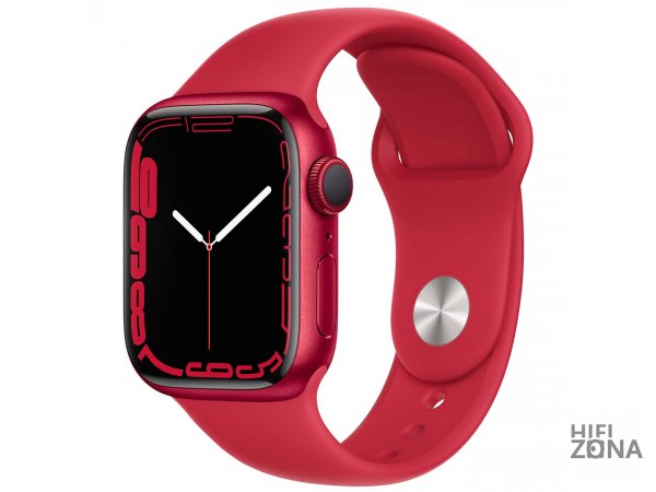 Смарт-часы Apple Watch Series 7 GPS 45mm (PRODUCT)RED Alum. Sport MKN93RU/A