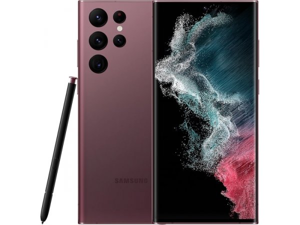 Смартфон Samsung Galaxy S22 Ultra (SM-S908B) 12/256 ГБ RU, бургунди