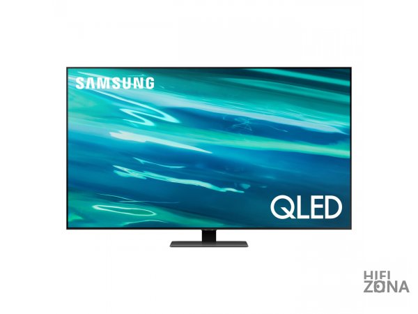 75" Телевизор Samsung QE75Q80AAU 2021 QLED, HDR, черный