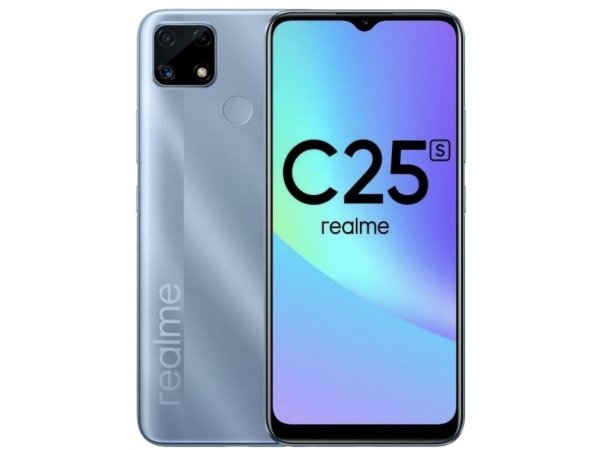 Смартфон realme C25S 4/128 ГБ, water blue