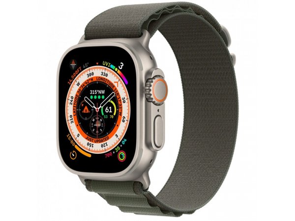 Смарт-часы Apple Watch Ultra 49mm Titanium Green Alpine Medium