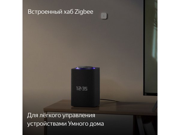 Умная колонка Яндекс Станция Макс с Zigbee YNDX-00053K Graphite